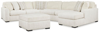 Chessington 4-Piece Sectional and Oversized Accent Ottoman