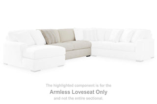 Chessington Armless Loveseat Chenille