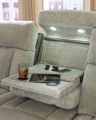 Branthorpe PWR REC Sofa with ADJ Headrest Chenille