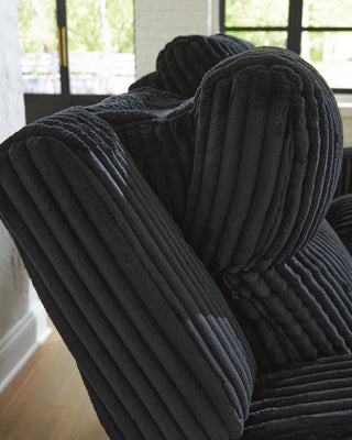 Belvarrow PWR Recliner/ADJ Headrest Velvet Chenille