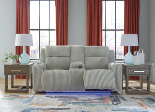 Carvara Power Reclining Sofa and Loveseat
