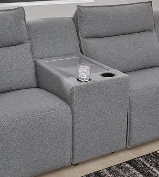 Modmax II 3-Piece Power Reclining Sectional with Chaise and Console Next-Gen Nuvella™