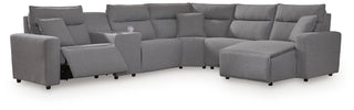 Modmax II 6-Piece Power Reclining Sectional with Chaise and Console Next-Gen Nuvella™