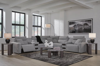 Modmax II 7-Piece Power Reclining Sectional with Audio Consoles Next-Gen Nuvella™