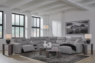 Modmax II 7-Piece Power Reclining Sectional with Chaise and Audio Consoles Next-Gen Nuvella™