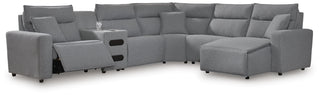 Modmax II 6-Piece Reclining Sectional with Chaise and Audio Console Next-Gen Nuvella™