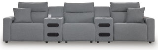 Modmax II 5-Piece Power Reclining Sectional with Audio Consoles Next-Gen Nuvella™