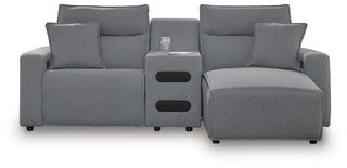 Modmax II 3-Piece Power Reclining Sectional with Chaise and Audio Console Next-Gen Nuvella™