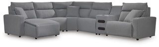 Modmax II 6-Piece Reclining Sectional with Chaise and Audio Console Next-Gen Nuvella™