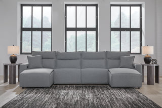 Modmax II 4-Piece Reclining Sectional with Double Chaise Next-Gen Nuvella™
