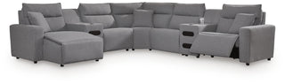 Modmax II 7-Piece Power Reclining Sectional with Chaise and Audio Consoles Next-Gen Nuvella™
