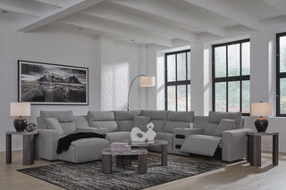 Modmax II 7-Piece Power Reclining Sectional with Chaise and Audio Consoles Next-Gen Nuvella™