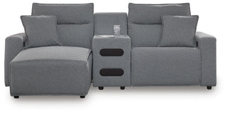 Modmax II 3-Piece Power Reclining Sectional with Chaise and Audio Console Next-Gen Nuvella™