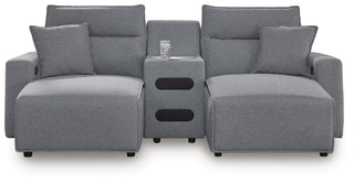 Modmax II 3-Piece Power Reclining Sectional with Chaise and Audio Console Next-Gen Nuvella™