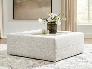 Ashbourne Estate Oversized Accent Ottoman Chenille