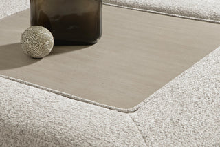 Ashbourne Estate Oversized Accent Ottoman Chenille