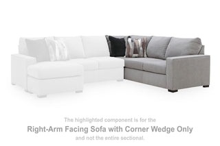 Lakepoint RAF Sofa w/Corner Wedge Chenille