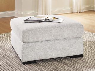 Misty-Lakes Oversized Accent Ottoman Chenille Next-Gen Nuvella™ Performance Fabric