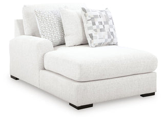 Misty-Lakes LAF Corner Chaise Chenille Next-Gen Nuvella™ Performance Fabric