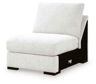 Misty-Lakes Armless Chair Chenille Next-Gen Nuvella™ Performance Fabric
