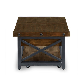 Carpenter Rectangular Lift-Top Coffee Table with Casters