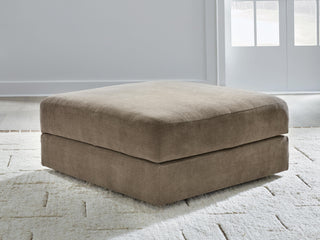 Camellia-Court Ottoman With Storage Chenille