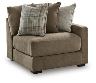 Camellia-Court Corner Chair Chenille - Right Arm Facing