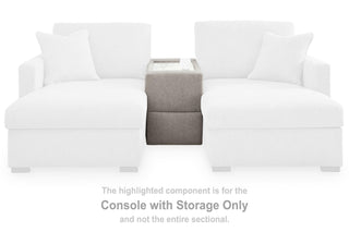 ModMax Luxe Console with Storage Chenille Next-Gen Nuvella™ Performance Fabric