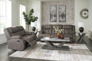 First Base Reclining Sofa and Loveseat