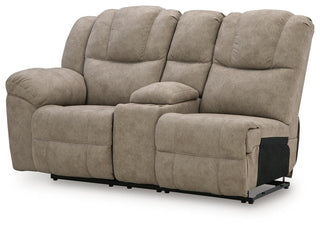 Pearce-Pike LAF REC Loveseat w/Console Faux Leather