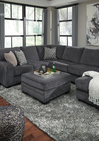Tracling Oversized Accent Ottoman Chenille