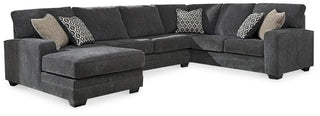 Tracling 3-Piece Sectional with Chaise Chenille