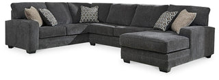 Tracling 3-Piece Sectional with Chaise Chenille