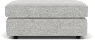 Vail Fabric Cocktail Ottoman with Casters
