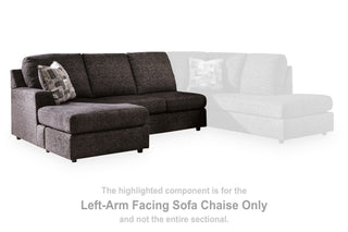 Lentiz LAF Sofa Chaise Chenille Next-Gen Nuvella™ Performance Fabric