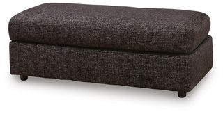 Lentiz Oversized Accent Ottoman Chenille Next-Gen Nuvella™ Performance Fabric