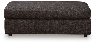Lentiz Oversized Accent Ottoman Chenille Next-Gen Nuvella™ Performance Fabric