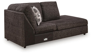 Lentiz RAF Corner Chaise Chenille Next-Gen Nuvella™ Performance Fabric