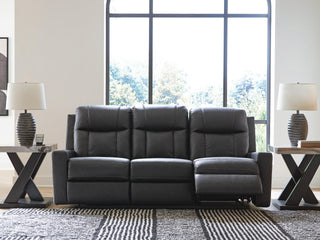 Mackmenville Reclining Sofa Faux Leather