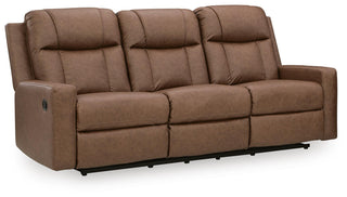 Mackmenville Reclining Sofa and Loveseat - Caramel