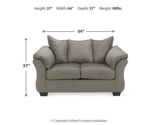 Darcy Loveseat Microfiber