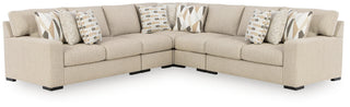 Laurelgrove 5-Piece Sectional Next-Gen Nuvella™ Performance Fabric Chenille