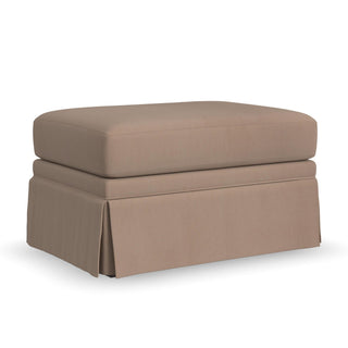Lottie Fabric Skirted Ottoman