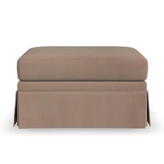 Lottie Fabric Skirted Ottoman