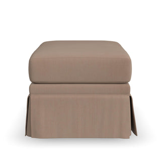 Lottie Fabric Skirted Ottoman