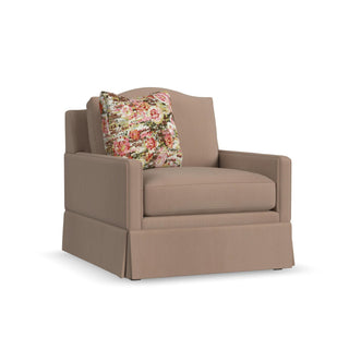 Lottie Fabric Skirted Chair