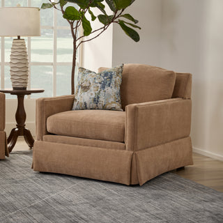 Lottie Fabric Skirted Chair