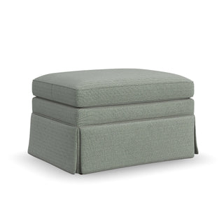 Eleanora Fabric Skirted Ottoman