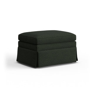 Eleanora Fabric Skirted Ottoman