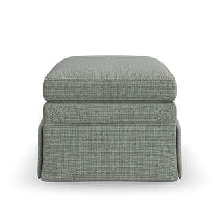 Eleanora Fabric Skirted Ottoman